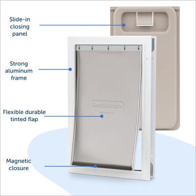 Show full view: PetSafe Freedom Aluminum Pet Door, Medium slide 4 of 11