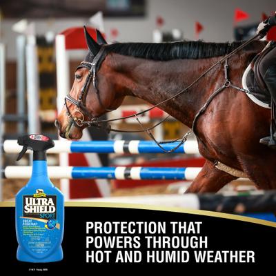 Show full view: Absorbine Ultrashield Sport Insecticide & Repellent Horse Spray, 32-fl oz bottle slide 4 of 8