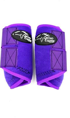 Show full view: ORTHO EQUINE Complete Comfort Horse Boots, Mini, Purple slide 2 of 3