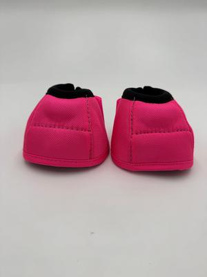 Show full view: ORTHO EQUINE Horse Bell Boots, Hot Pink, Medium slide 3 of 5