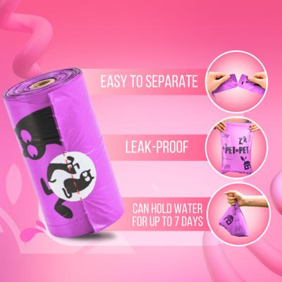 Show full view: PET N PET Poop Bags, Lavender Scented, 288 count slide 4 of 9