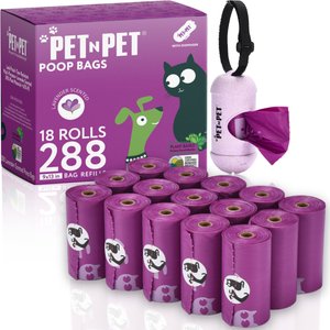 PET N PET Poop Bags, Lavender Scented, 288 count