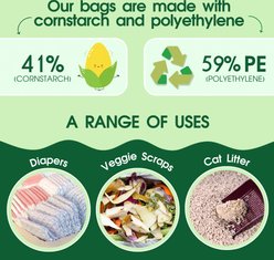 PET N PET Tie Handle Dog Poop Bags, Unscented, 800 count slide 2 of 6