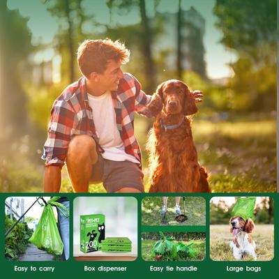 Show full view: PET N PET Tie Handle Dog Poop Bags, Unscented, 800 count slide 7 of 9