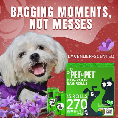 Show full view: PET N PET Dog Poop Bag, Lavander Scented, 270 count slide 5 of 7