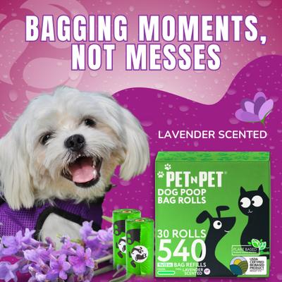 Show full view: PET N PET Dog Poop Bag, Lavander Scented, 540 count slide 4 of 7