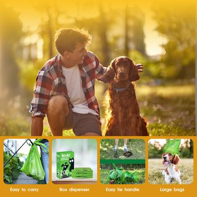 Show full view: PET N PET Tie Handle Dog Poop Bags, Unscented, 200 count slide 5 of 8