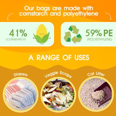 Show full view: PET N PET Tie Handle Dog Poop Bags, Unscented, 200 count slide 6 of 8