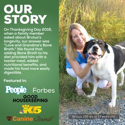 Brutus Broth Chicken Bone Broth Hip & Joint with Glucosamine Grain-Free Dog Food Topper, 16.9-oz box​ slide 2 of 9