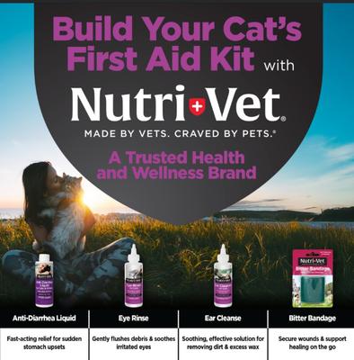 Show full view: Nutri-Vet Cat Eye Rinse, 4-fl oz bottle slide 9 of 13