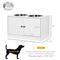 Show in main carousel: AOSTIRMOTOR PawHut Elevated Dog Bowls with Storage Cabinet, Large: 44-L, White slide 4 of 7