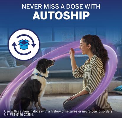 Show full view: NexGard PLUS Chewables for Dogs, 33.1-66 lbs. (Purple Box) 1 Chewable Tablet (1-mo. supply) slide 9 of 12