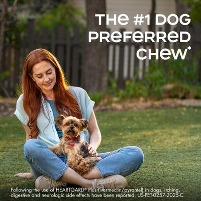Show full view: Heartgard Plus Chew for Dogs, 51-100 lbs, (Brown Box), 6 Chews (6-mos. supply) slide 4 of 11
