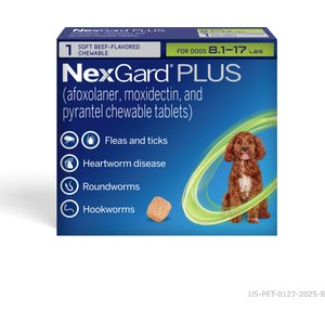 Heartgard Plus Chew for Dogs, up to 25 lbs, (Blue Box)