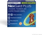 NexGard PLUS Chewables for Dogs, 8.1-17 lbs. (Green Box) 1 Chewable Tablet (1-mo. supply)