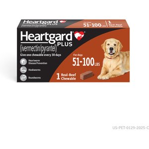 NexGard Chew for Dogs, 60.1-121 lbs, (Red Box)