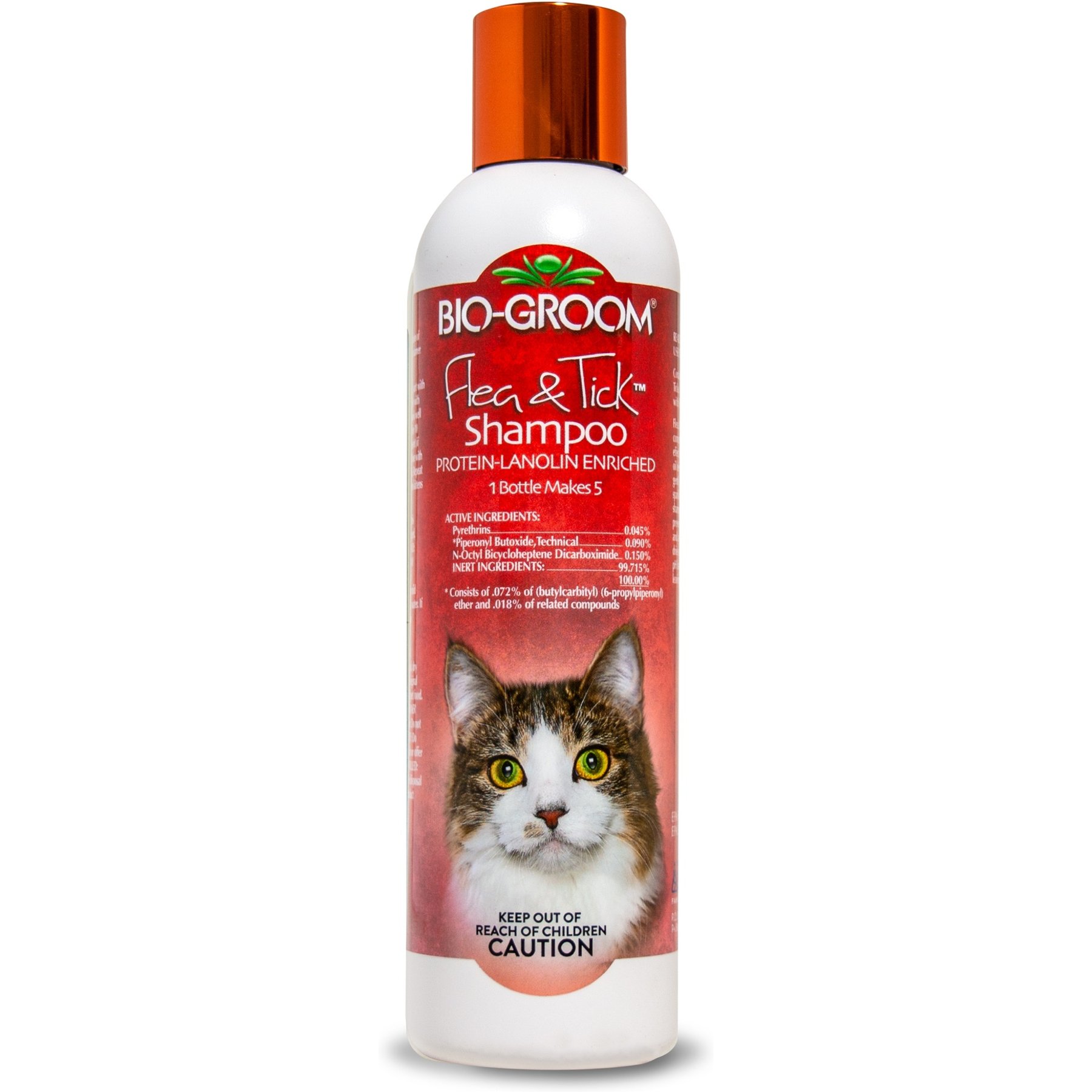 Bio-Groom Flea & Tick Conditioning Cat Shampoo, 8-fl oz bottle