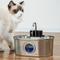 Show in main carousel: PawsPik Stainless Steel Battery-Operated Dog & Cat Water Fountain, 3.2-L slide 1 of 11
