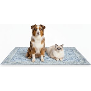 The Avalon Society Washable Dog Pee Pad, Silvered Blue, 36 x 48-in
