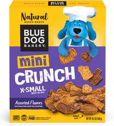 Blue Dog Bakery Mini-Crunch Assorted Flavors Dog Treats, 16.2-oz box