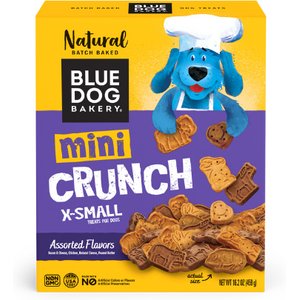 Blue Dog Bakery Mini-Crunch Assorted Flavors Dog Treats, 16.2-oz box