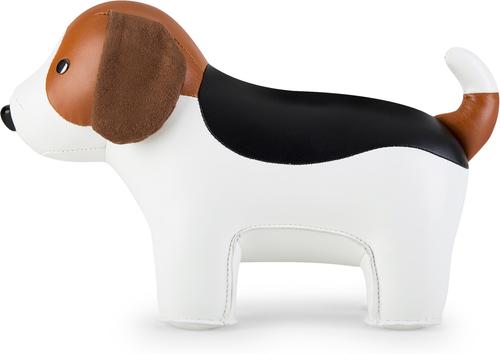 Show full view: Zuny Beagle Bookend, White/Tan slide 3 of 3
