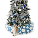 Lesure 2-in-1 Cat Tunnel Bed, Blue, Standard