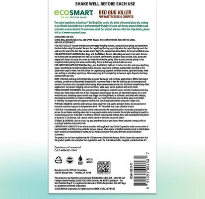Show full view: EcoSMART Bed Bug Spray for Matt & Carpet, 14-fl oz bottle slide 6 of 8