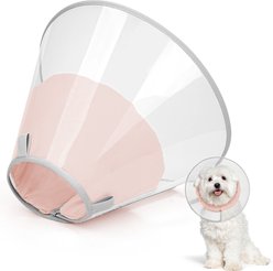Supet Soft Pad Dog Recovery Cone, Pink, Small: 9 to 16-in neck