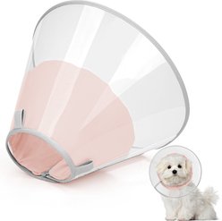 Supet Soft Pad Dog Recovery Cone, Pink, X-Small: 7 to 12-in neck