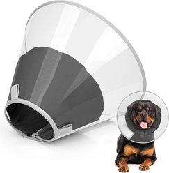 Supet Soft Pad Dog Recovery Cone, Black, XX-Large: 15 to 22-in neck