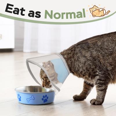 Show full view: Supet Mesh Soft Pad Cat Recovery Cone, Blue, Small slide 4 of 8