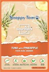 Snappy Tom Gourmer's Tuna with Pineapple Grain-Free Wet Cat Food Topping, 2.5-oz pouch, case of 12