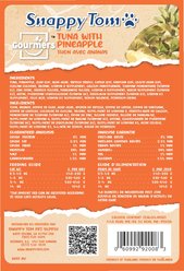 Snappy Tom Gourmer's Tuna with Pineapple Grain-Free Wet Cat Food Topping, 2.5-oz pouch, case of 12 slide 2 of 2