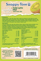 Snappy Tom Gourmer's Tuna with Kiwi Grain-Free Wet Cat Food Topping, 2.5-oz pouch, case of 12 slide 2 of 2