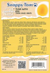Snappy Tom Gourmer's Tuna with Egg Grain-Free Wet Cat Food Topping, 2.5-oz pouch, case of 12 slide 2 of 2