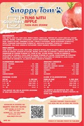 Snappy Tom Gourmer's Tuna with Apple Grain-Free Wet Cat Food Topping, 2.5-oz pouch, case of 12 slide 2 of 2