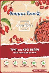 Snappy Tom Gourmer's Tuna with Goji Berry Grain-Free Wet Cat Food Topping, 2.5-oz pouch, case of 12