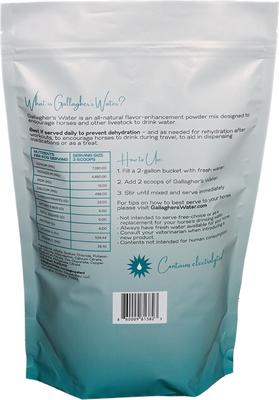 Show full view: Gallaghers Water No Added Sugar Powdered Hydration Horse Supplement, 3-lb bag slide 2 of 4