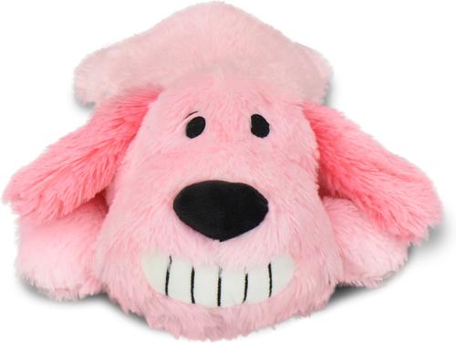 Show full view: Multipet Loofa Love with Heartbeat Dog Plush Toy, Assorted, 16-in slide 5 of 8