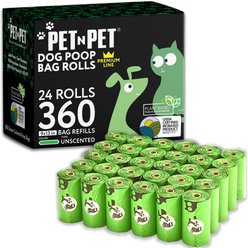 PET N PET Dog Poop Bags, 360 count