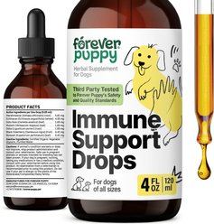 Forever Puppy Immune Support Drops Liquid Supplement for Dogs, 4-fl oz bottle