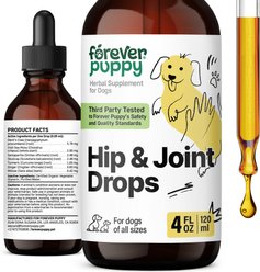 Forever Puppy Hip & Joint Drops Liquid Supplement for Dogs, 4-fl oz bottle
