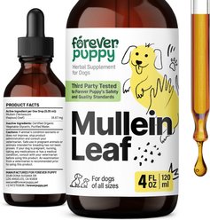Forever Puppy Mullein Drops Liquid Respiratory Supplement for Dogs, 4-fl oz bottle