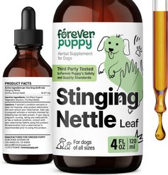 Forever Puppy Stinging Nettle Leaf Drops Liquid Skin & Coat Supplement for Dogs, 4-fl oz bottle