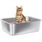 Show in main carousel: FUTAM Stainless Steel Cat Litter Box, Large: 17.7 x 13.8 x 6-in slide 1 of 8