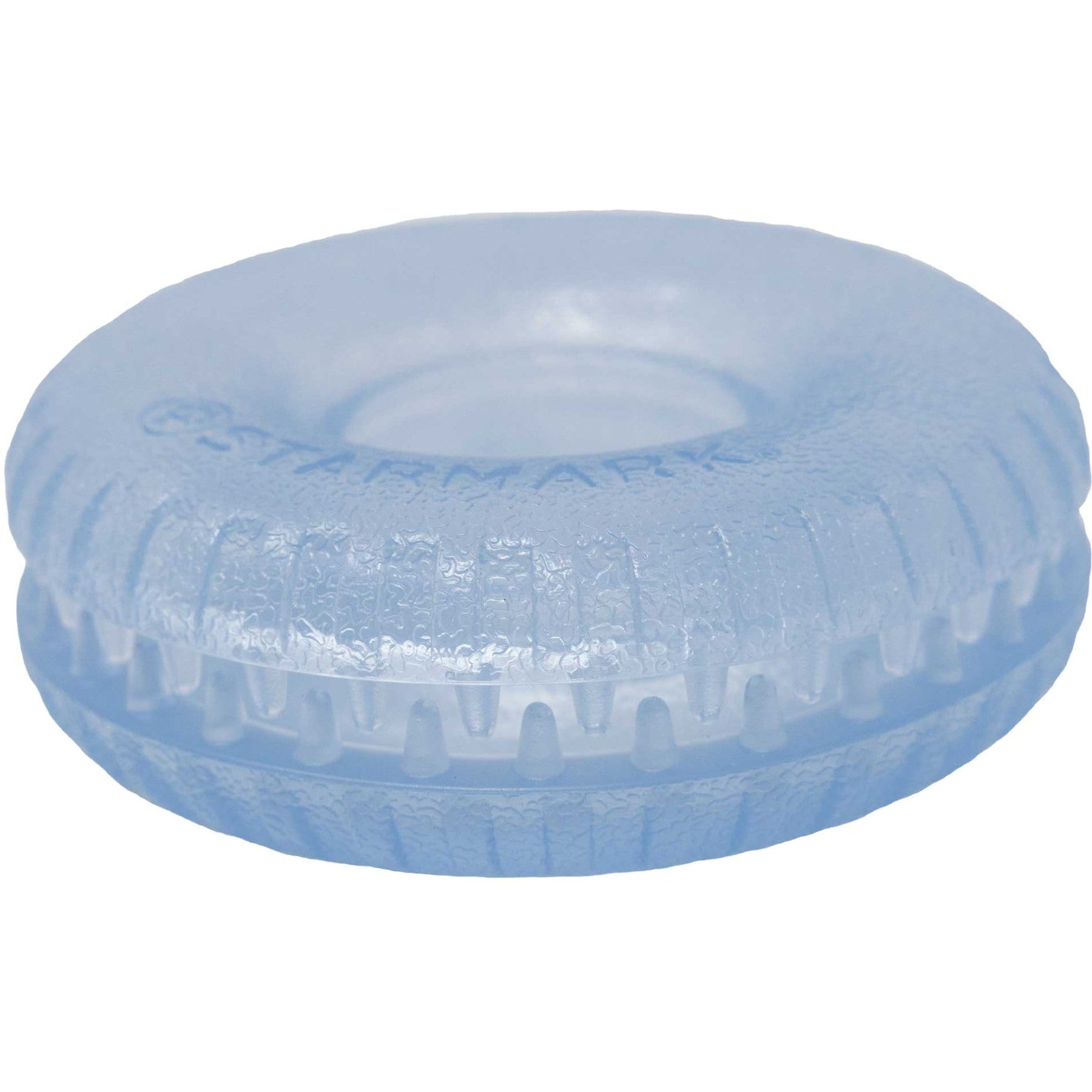 Starmark Snapper Trapper Tire Tough Dog Treat Dispenser Toy, Blue, Small