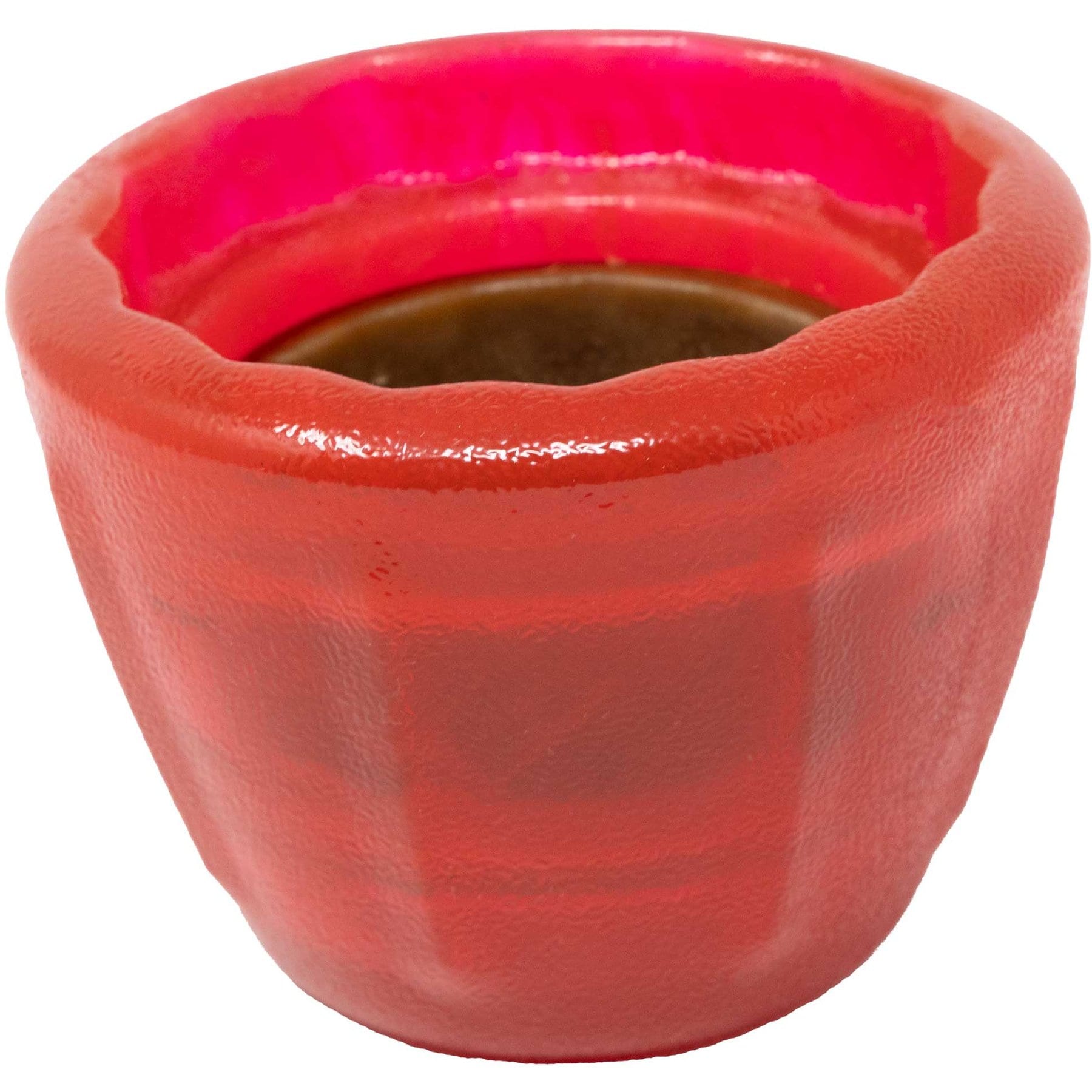 Starmark Cookie Cup Jar Tough Dog Treat Dispenser Toy, Red, Large