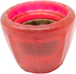 Starmark Cookie Cup Jar Tough Dog Treat Dispenser Toy, Red, Medium