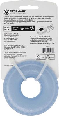 Show full view: Starmark Snapper Trapper Tire Tough Dog Treat Dispenser Toy, Blue, Small slide 5 of 6